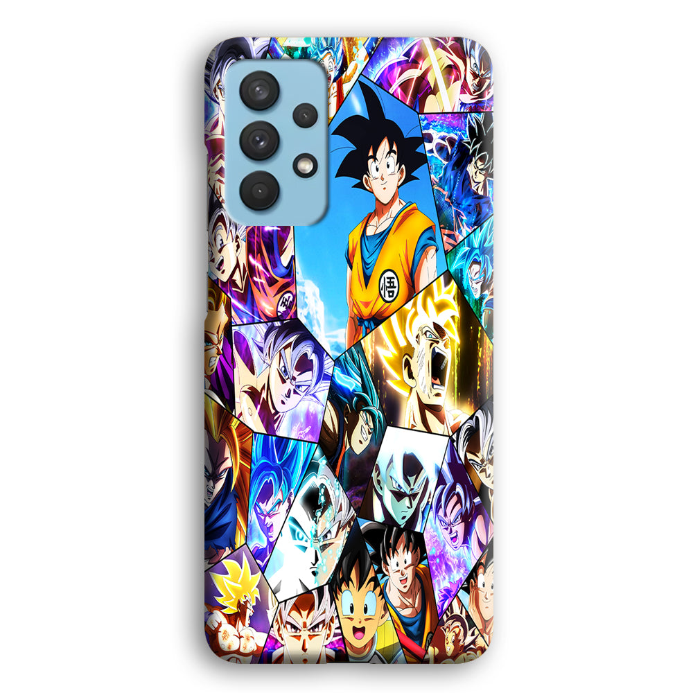 Goku Evolution Collage Samsung Galaxy A32 Case-Phone Case-3D Case-Altracase