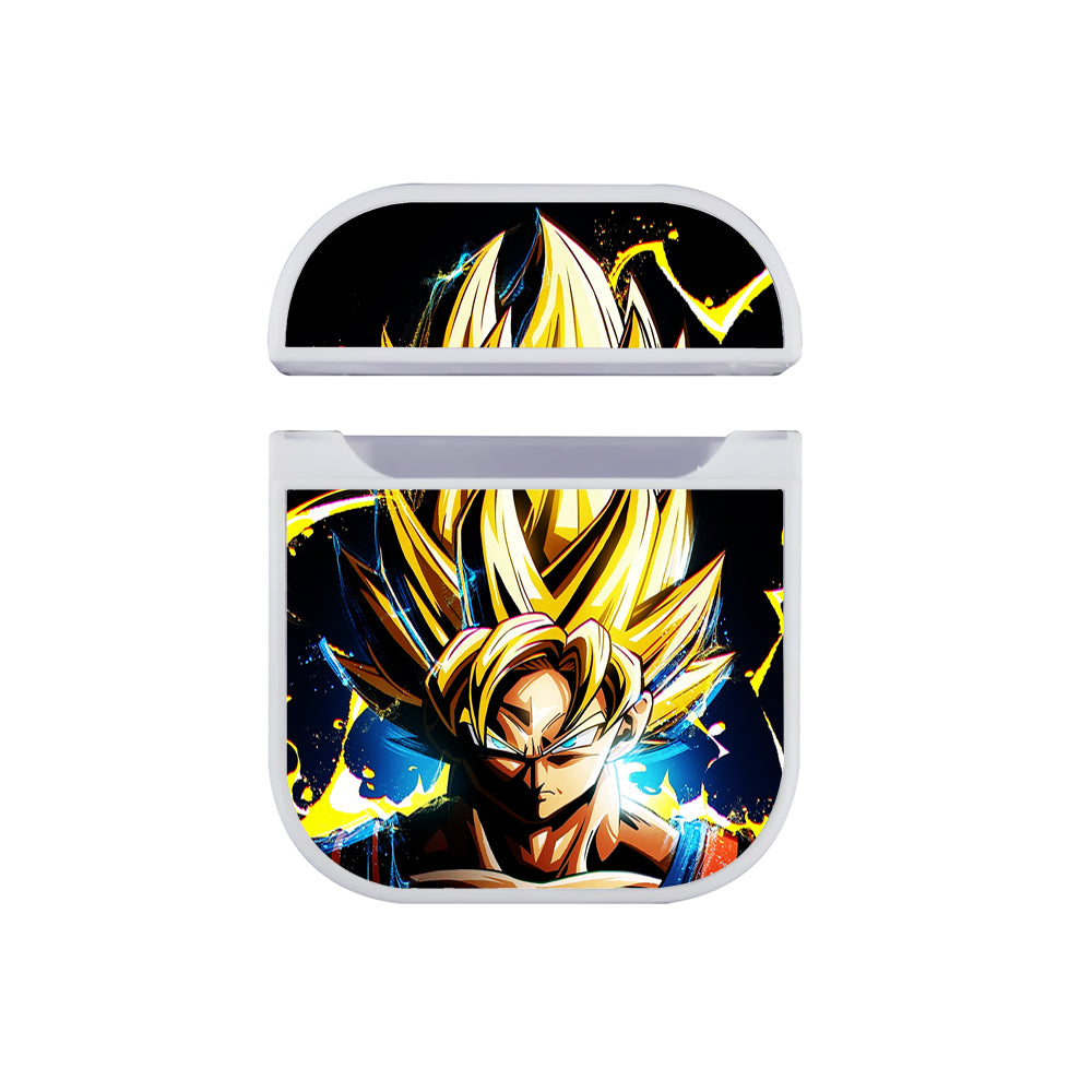 Goku Super Saiyan Dragon Ball Z Apple AirPods Case-AirPod Case-White-Altracase