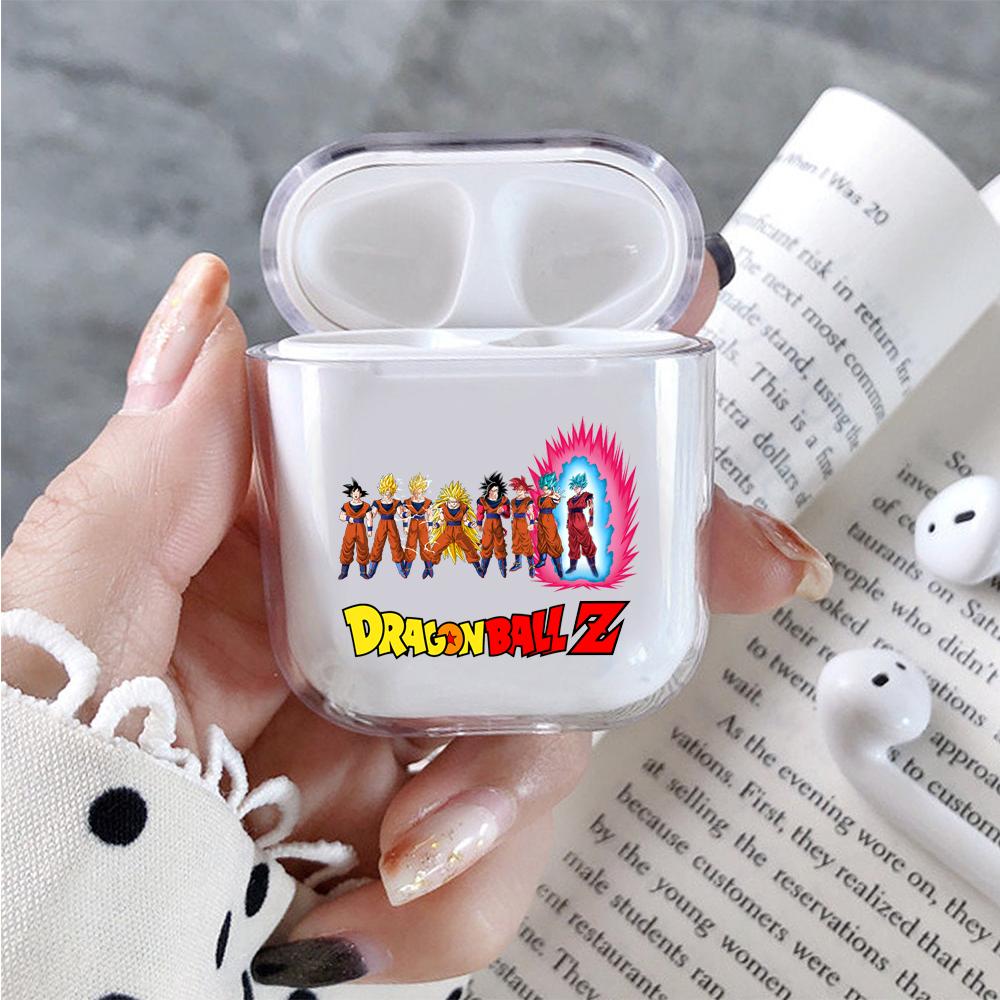 Goku Revolution Dragon Ball Z Hard Plastic Protective Clear Case Cover For Apple Airpods-AirPod Case-Altracase