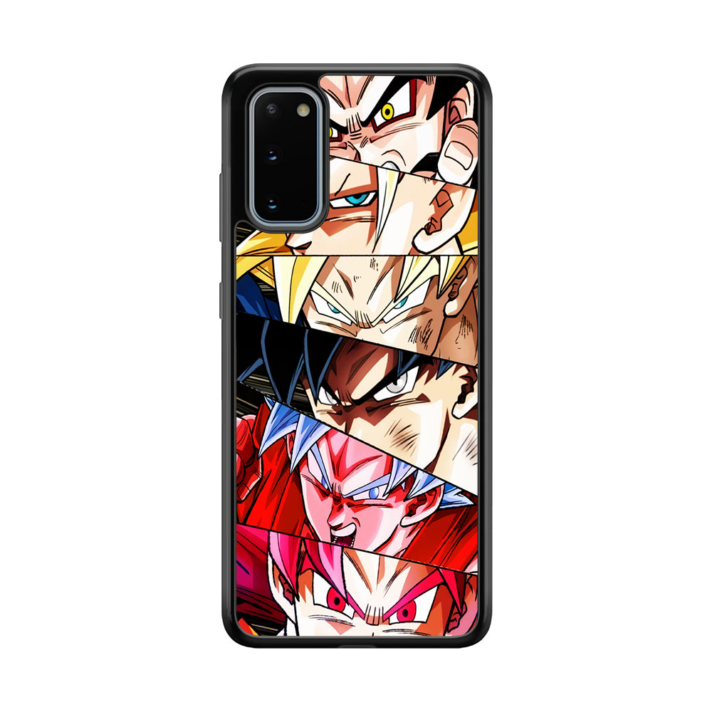 Goku's Eyes Collection Dragon Ball Samsung Galaxy S20 Case-Phone Case-Rubber Black (2D Case)-Altracase