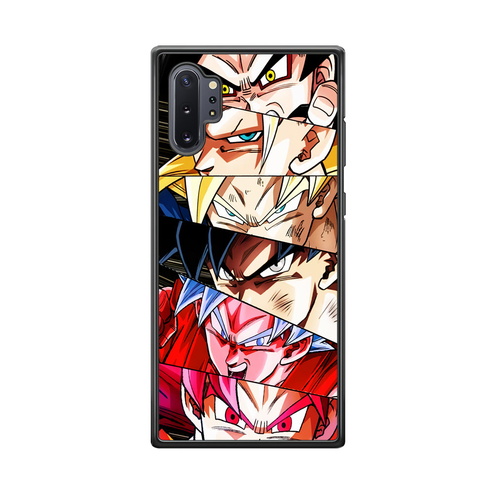 Goku's Eyes Collection Dragon Ball Samsung Galaxy Note 10 Plus Case-Phone Case-Rubber Black (2D Case)-Altracase