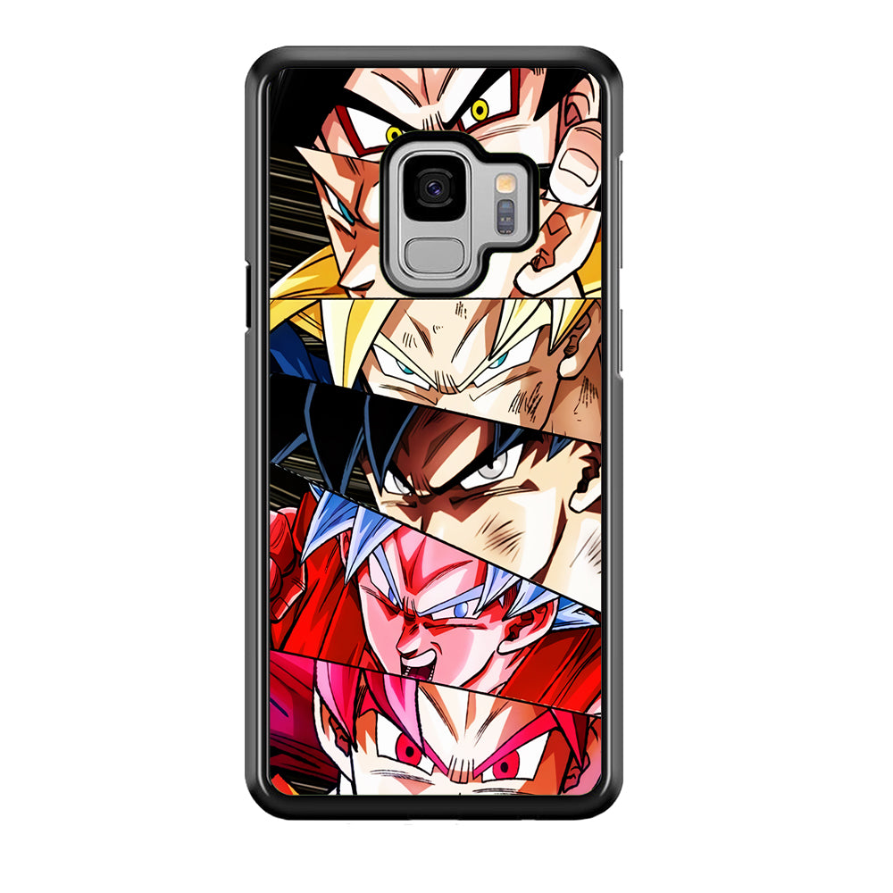 Goku's Eyes Collection Dragon Ball Samsung Galaxy S9 Case-Phone Case-Rubber Black (2D Case)-Altracase