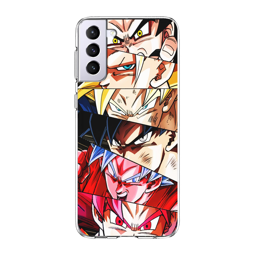 Goku's Eyes Collection Dragon Ball Samsung Galaxy S21 Plus Case-Phone Case-Clear Soft Case-Altracase