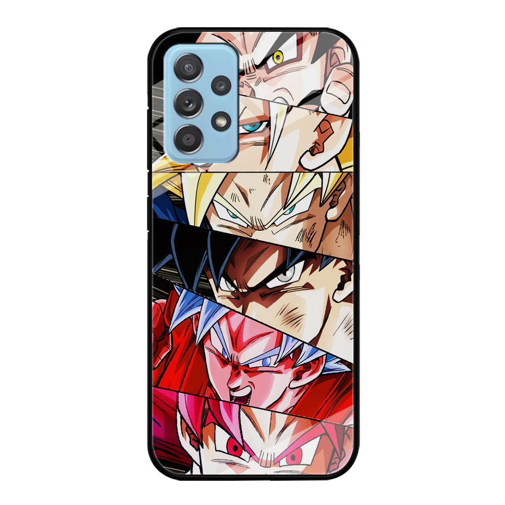 Goku's Eyes Collection Dragon Ball Samsung Galaxy A72 Case-Phone Case-Tempered Glass Case-Altracase