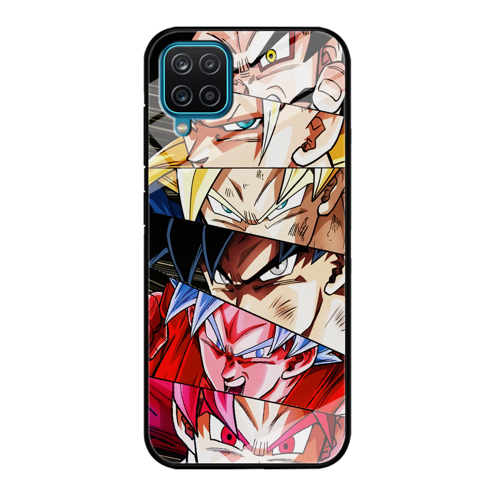 Goku's Eyes Collection Dragon Ball Samsung Galaxy A12 Case-Phone Case-Tempered Glass Case-Altracase