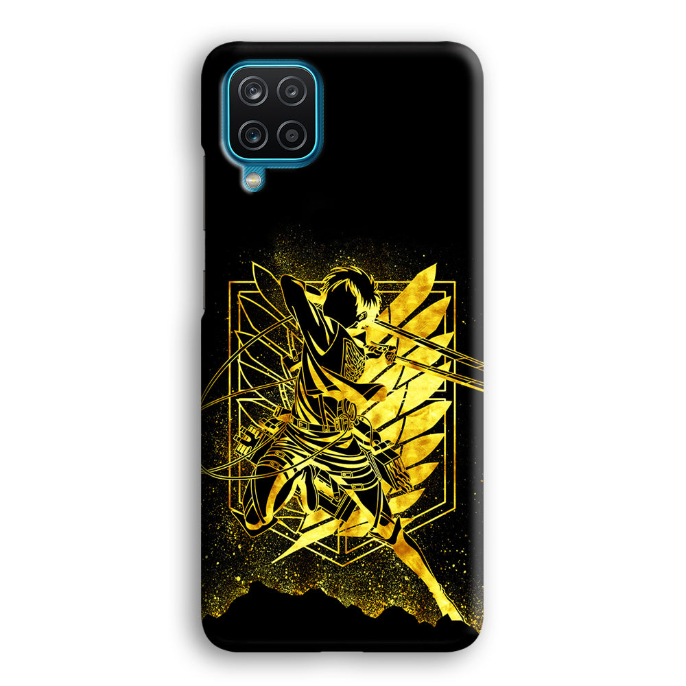 Golden Eren Attack On Titan Samsung Galaxy A12 Case-Phone Case-3D Case-Altracase