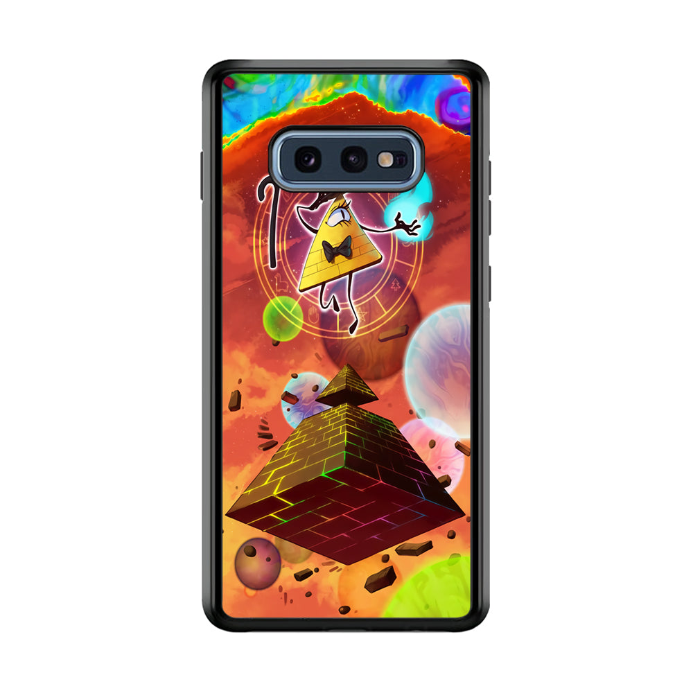 Gravity Falls Bill Cipher Art Samsung Galaxy S10E Case-Phone Case-Rubber Black (2D Case)-Altracase