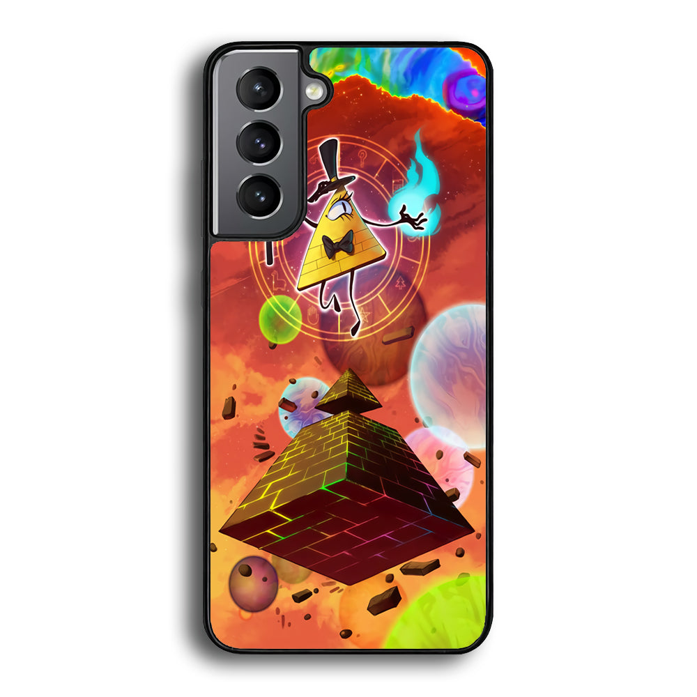 Gravity Falls Bill Cipher Art Samsung Galaxy S21 Plus Case-Phone Case-Rubber Black (2D Case)-Altracase