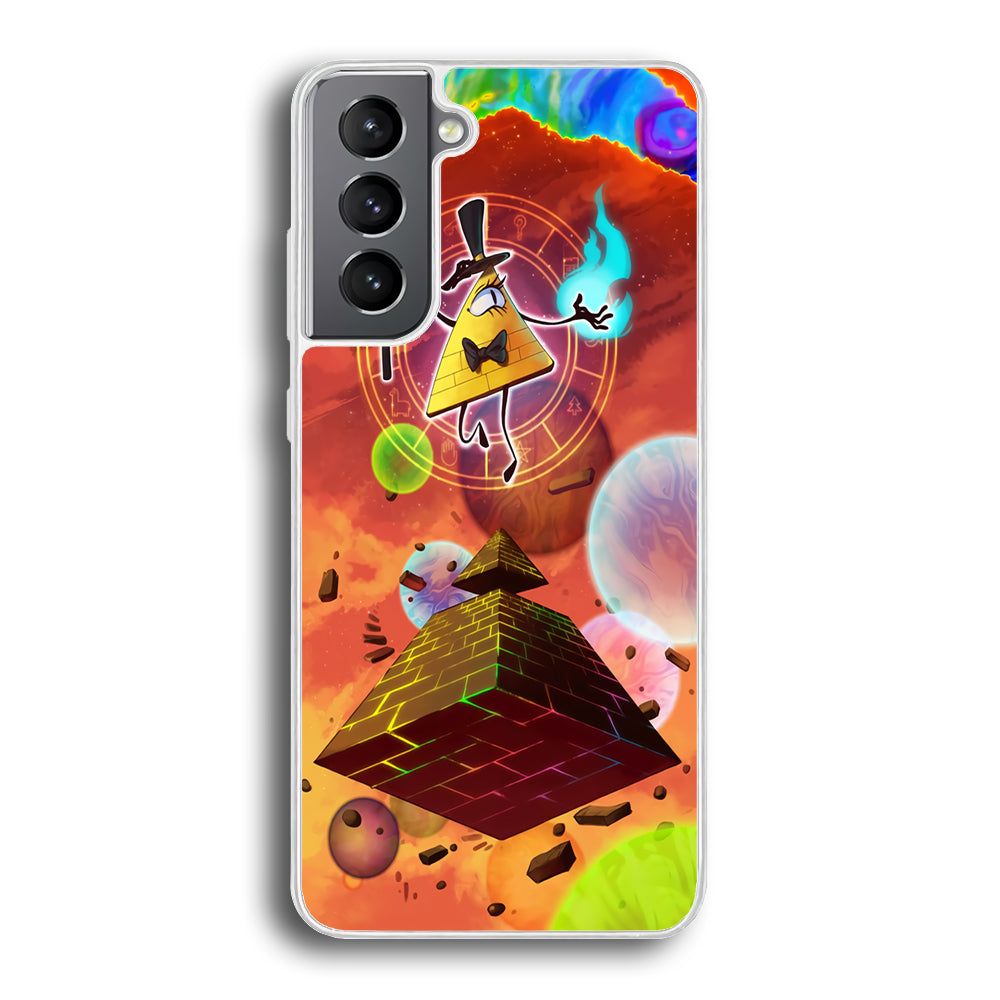 Gravity Falls Bill Cipher Art Samsung Galaxy S21 Plus Case-Phone Case-Rubber White (2D Case)-Altracase