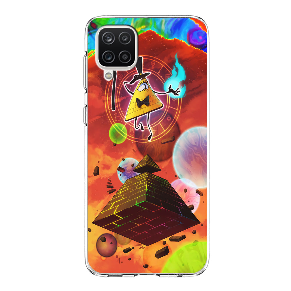 Gravity Falls Bill Cipher Art Samsung Galaxy A12 Case-Phone Case-Clear Soft Case-Altracase