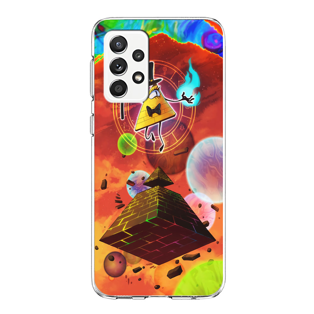 Gravity Falls Bill Cipher Art Samsung Galaxy A72 Case-Phone Case-Clear Soft Case-Altracase