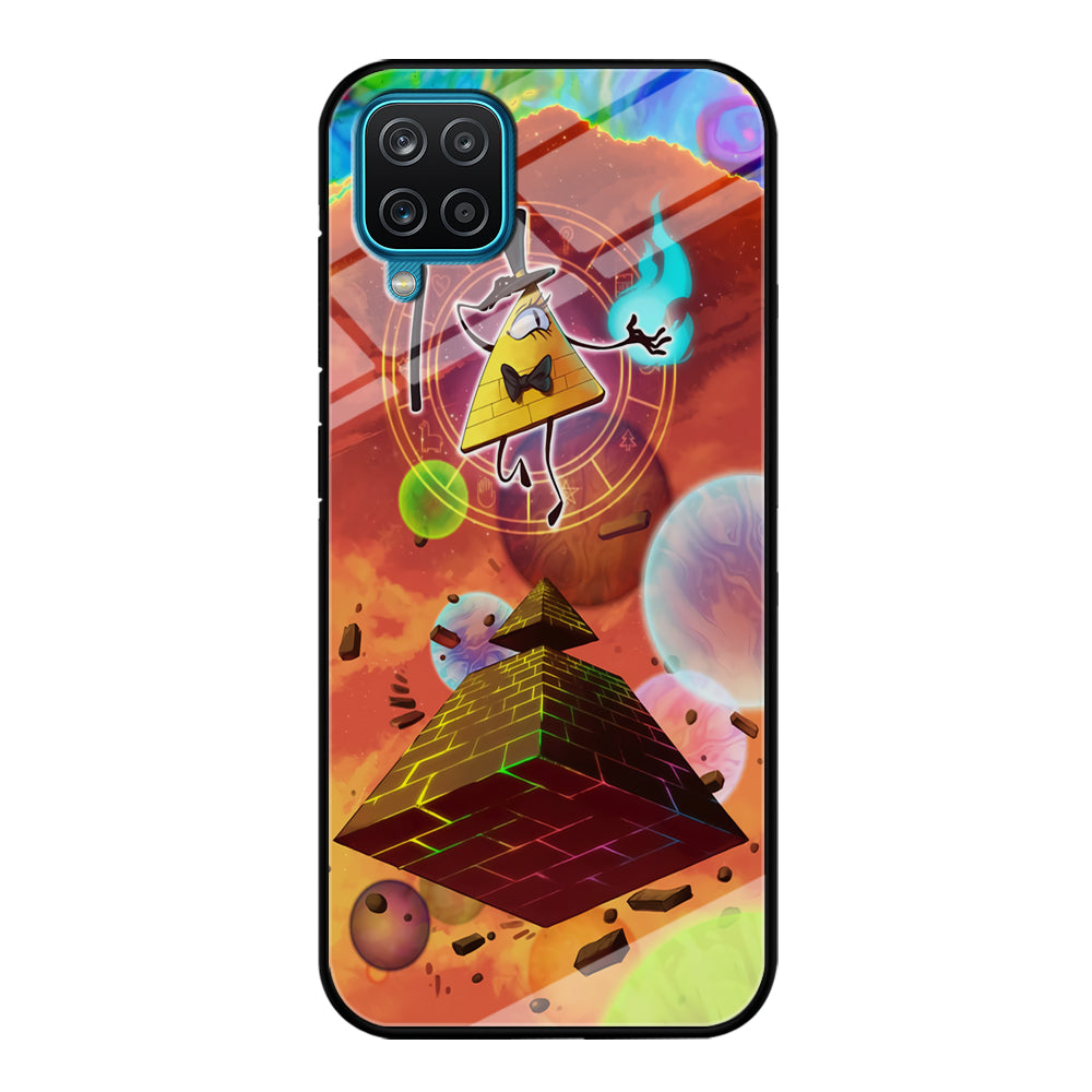 Gravity Falls Bill Cipher Art Samsung Galaxy A12 Case-Phone Case-Tempered Glass Case-Altracase