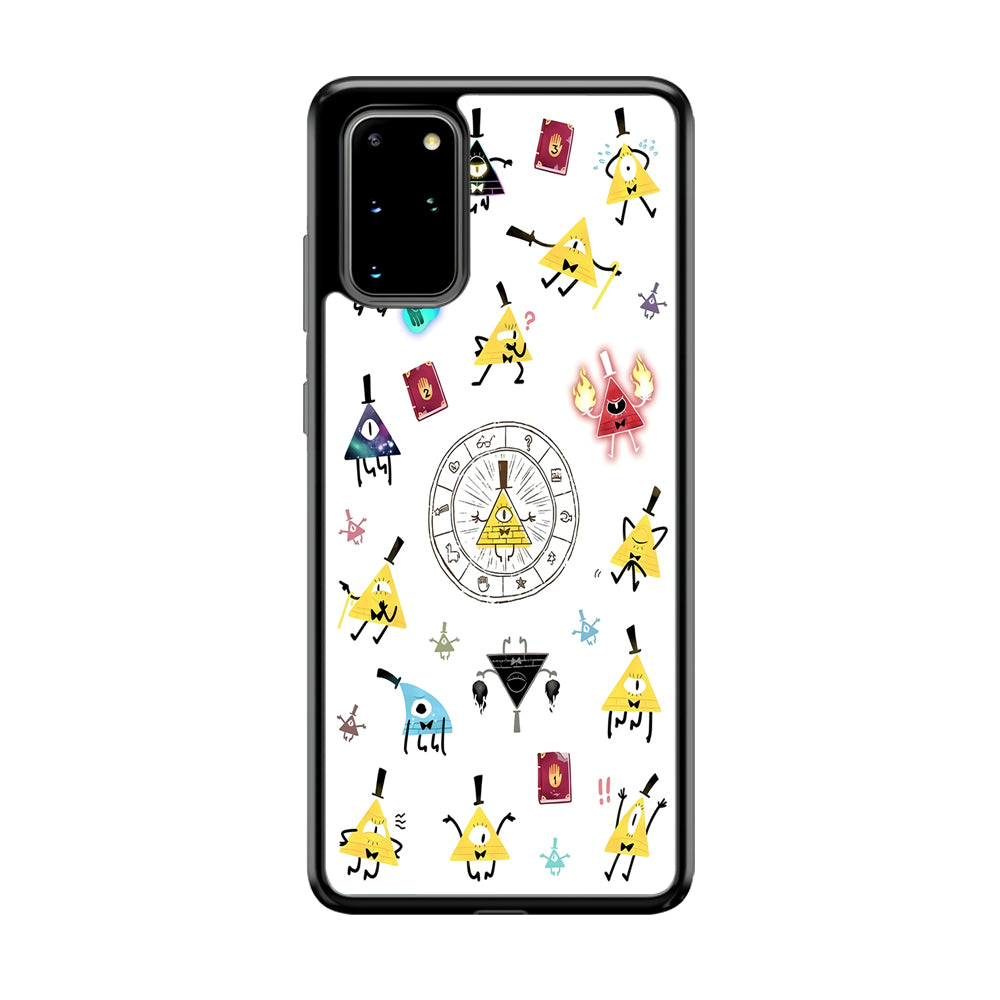 Gravity Falls Bill Cipher Doodle Samsung Galaxy S20 Plus Case-Phone Case-Tempered Glass Case-Altracase