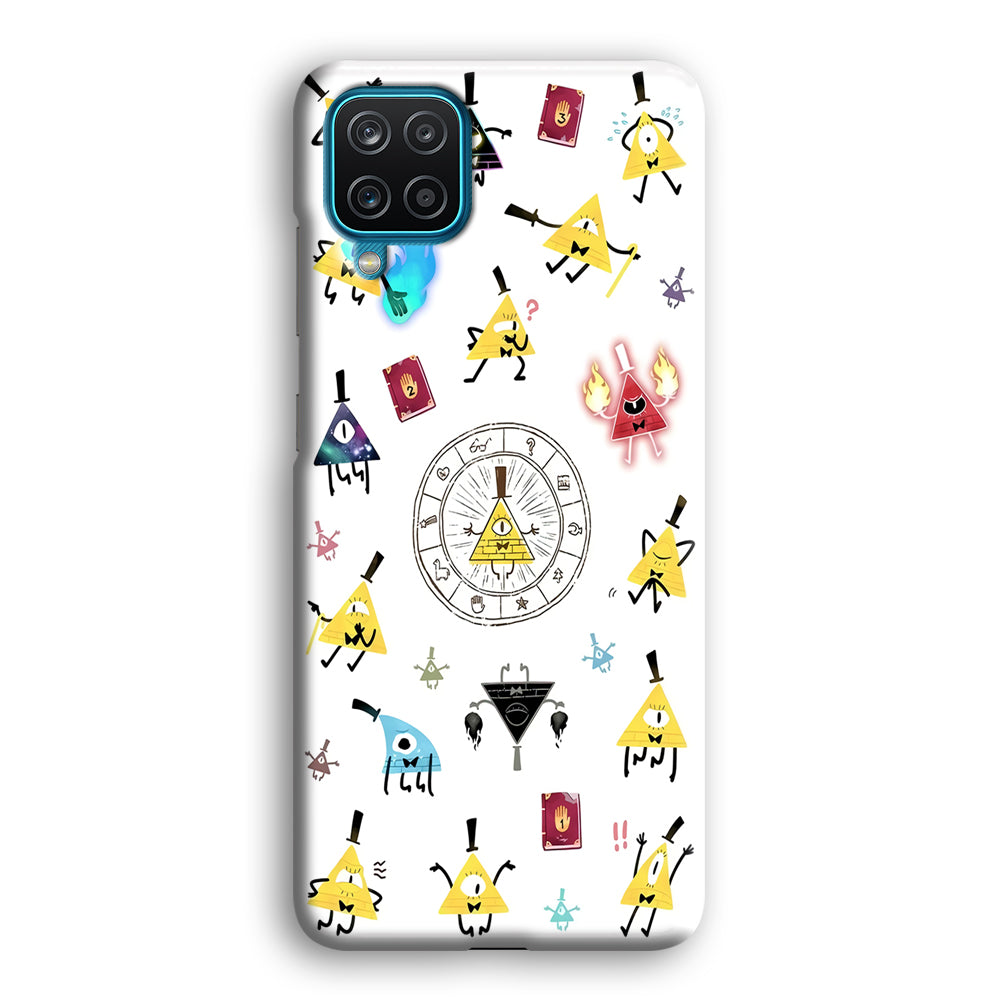 Gravity Falls Bill Cipher Doodle Samsung Galaxy A12 Case-Phone Case-3D Case-Altracase