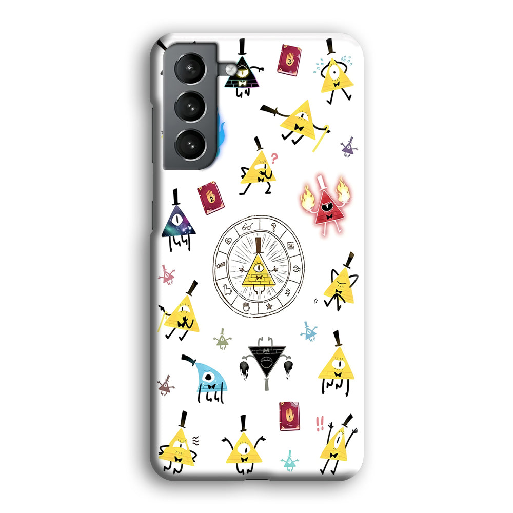 Gravity Falls Bill Cipher Doodle Samsung Galaxy S21 Plus Case-Phone Case-3D Case-Altracase