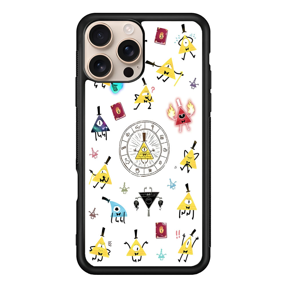 Gravity Falls Bill Cipher Doodle iPhone 16 Pro Max Case - Altracase