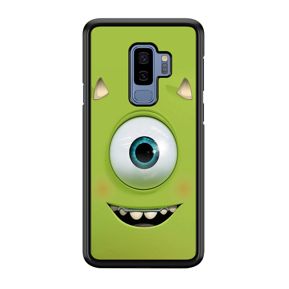 Green Face Monster Samsung Galaxy S9 Plus Case-Phone Case-Rubber Black (2D Case)-Altracase