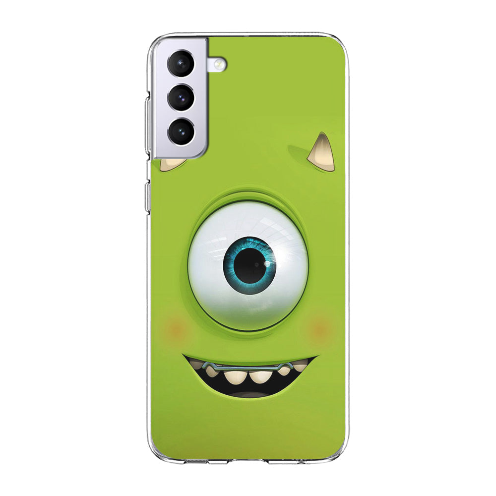 Green Face Monster Samsung Galaxy S21 Plus Case-Phone Case-Tempered Glass Case-Altracase