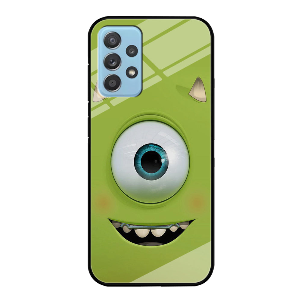 Green Face Monster Samsung Galaxy A72 Case-Phone Case-Tempered Glass Case-Altracase
