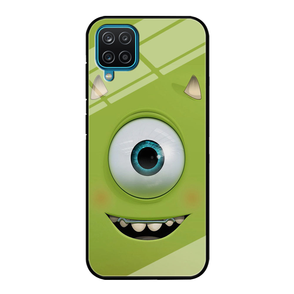 Green Face Monster Samsung Galaxy A12 Case-Phone Case-Tempered Glass Case-Altracase