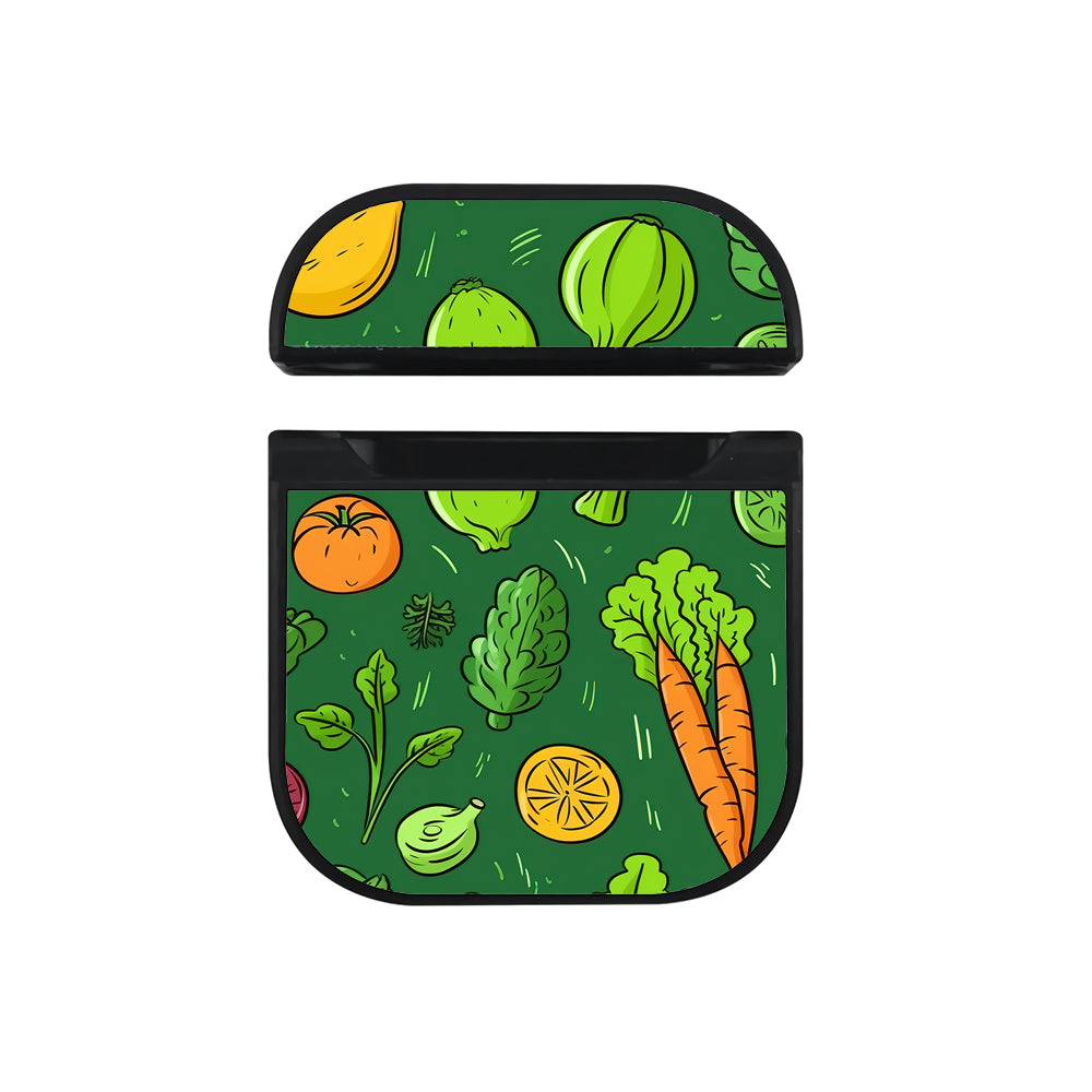 Green Farm Vegetable Apple AirPods Case - Altracase