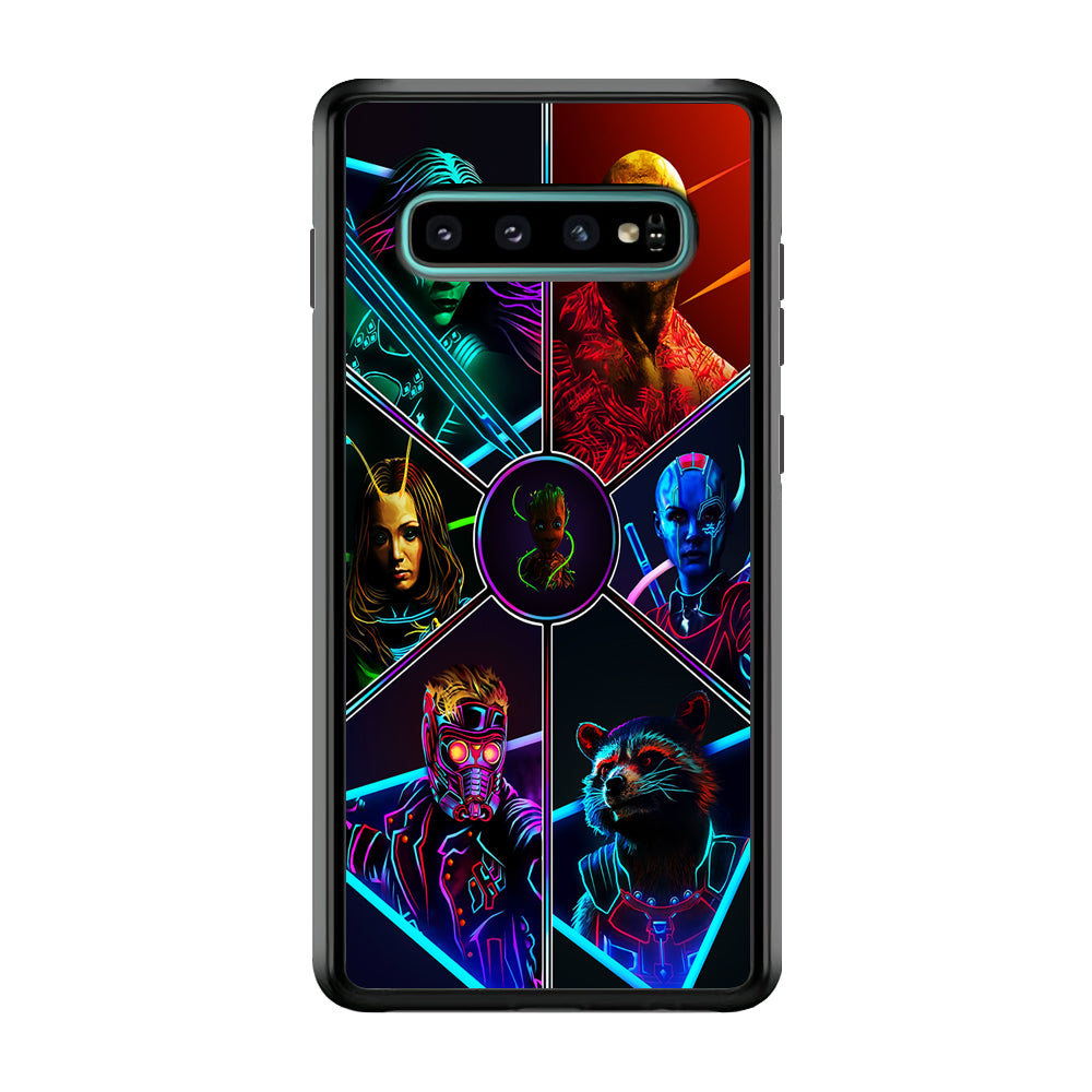 Guardian Of The Galaxy Samsung Galaxy S10 Case-Phone Case-Rubber Black (2D Case)-Altracase