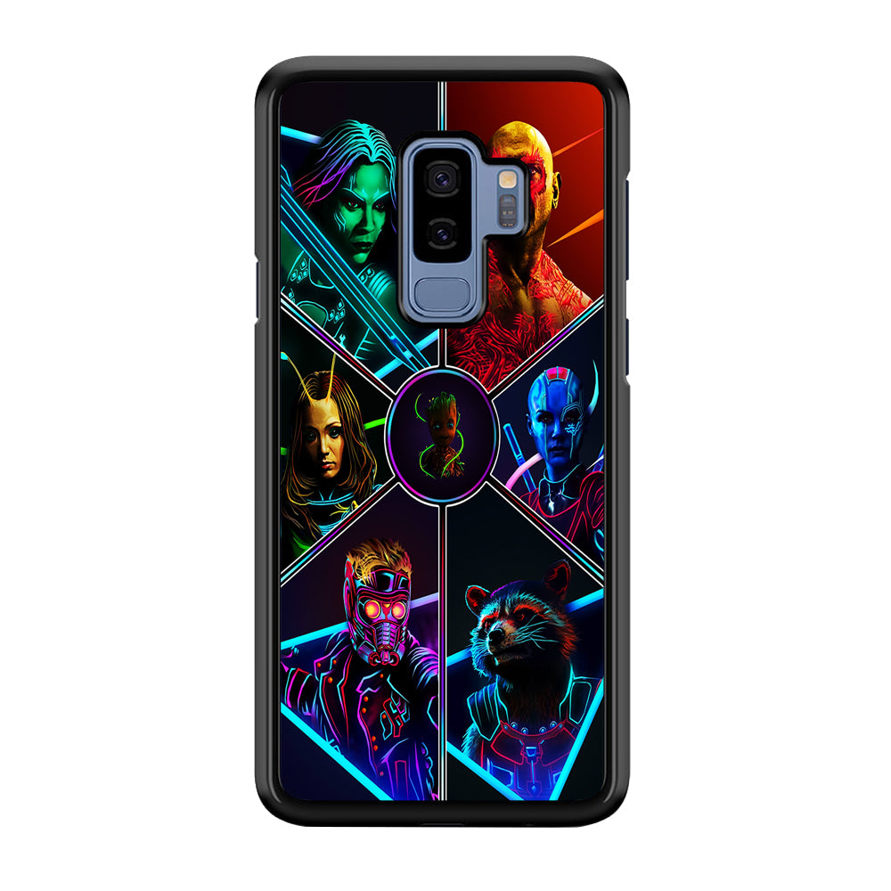 Guardian Of The Galaxy Samsung Galaxy S9 Plus Case-Phone Case-Rubber Black (2D Case)-Altracase