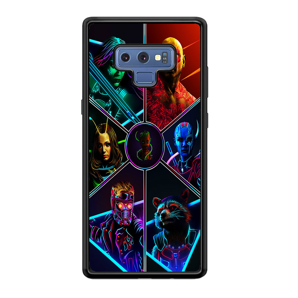 Guardian Of The Galaxy Samsung Galaxy Note 9 Case-Phone Case-Rubber Black (2D Case)-Altracase