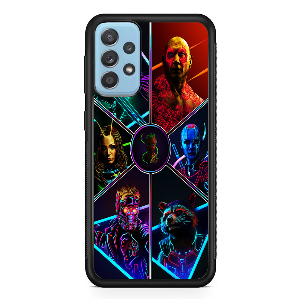 Guardian Of The Galaxy Samsung Galaxy A52 Case-Phone Case-Rubber Black (2D Case)-Altracase