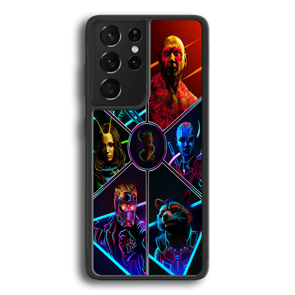 Guardian Of The Galaxy Samsung Galaxy S21 Ultra Case-Phone Case-Rubber Black (2D Case)-Altracase