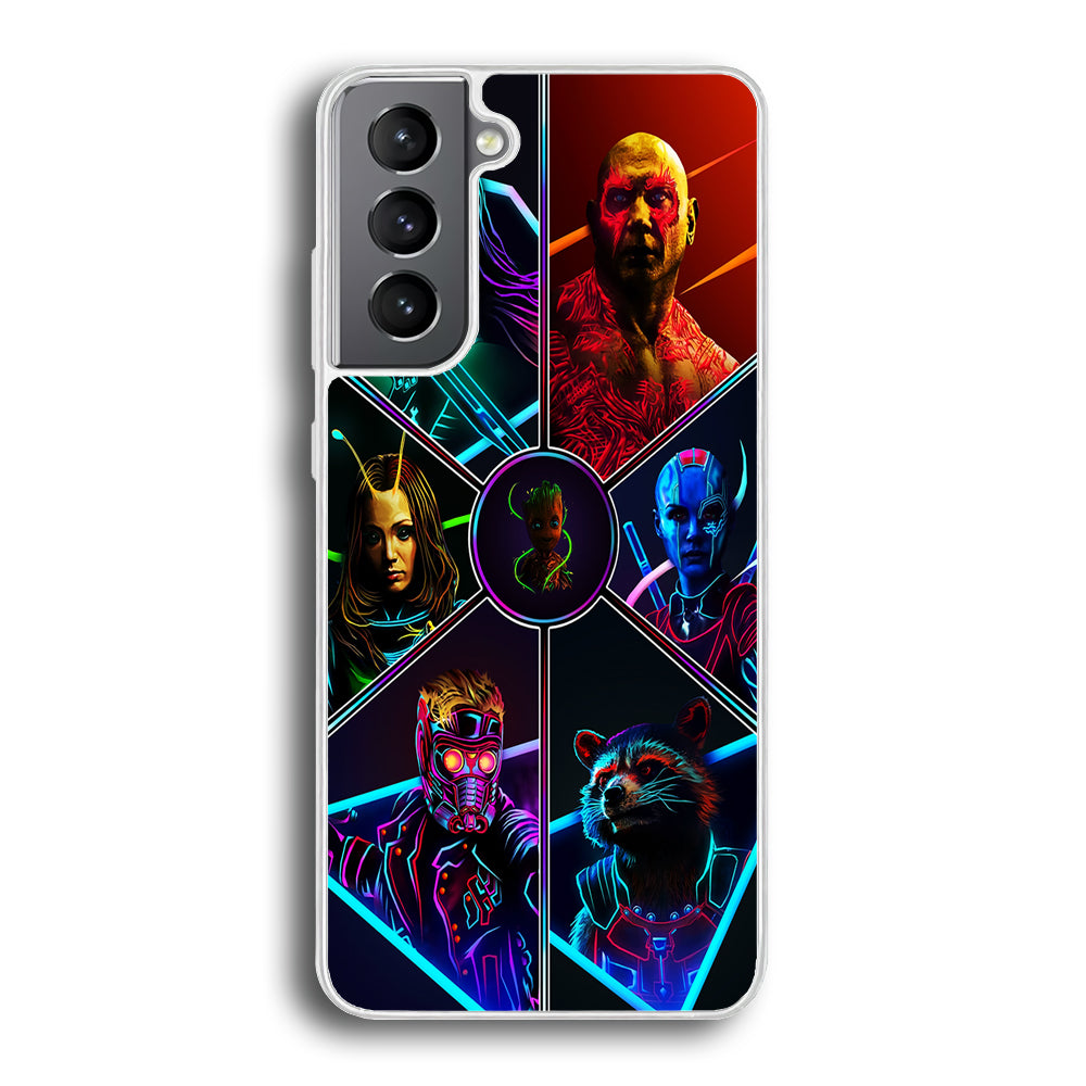 Guardian Of The Galaxy Samsung Galaxy S21 Plus Case-Phone Case-Rubber White (2D Case)-Altracase