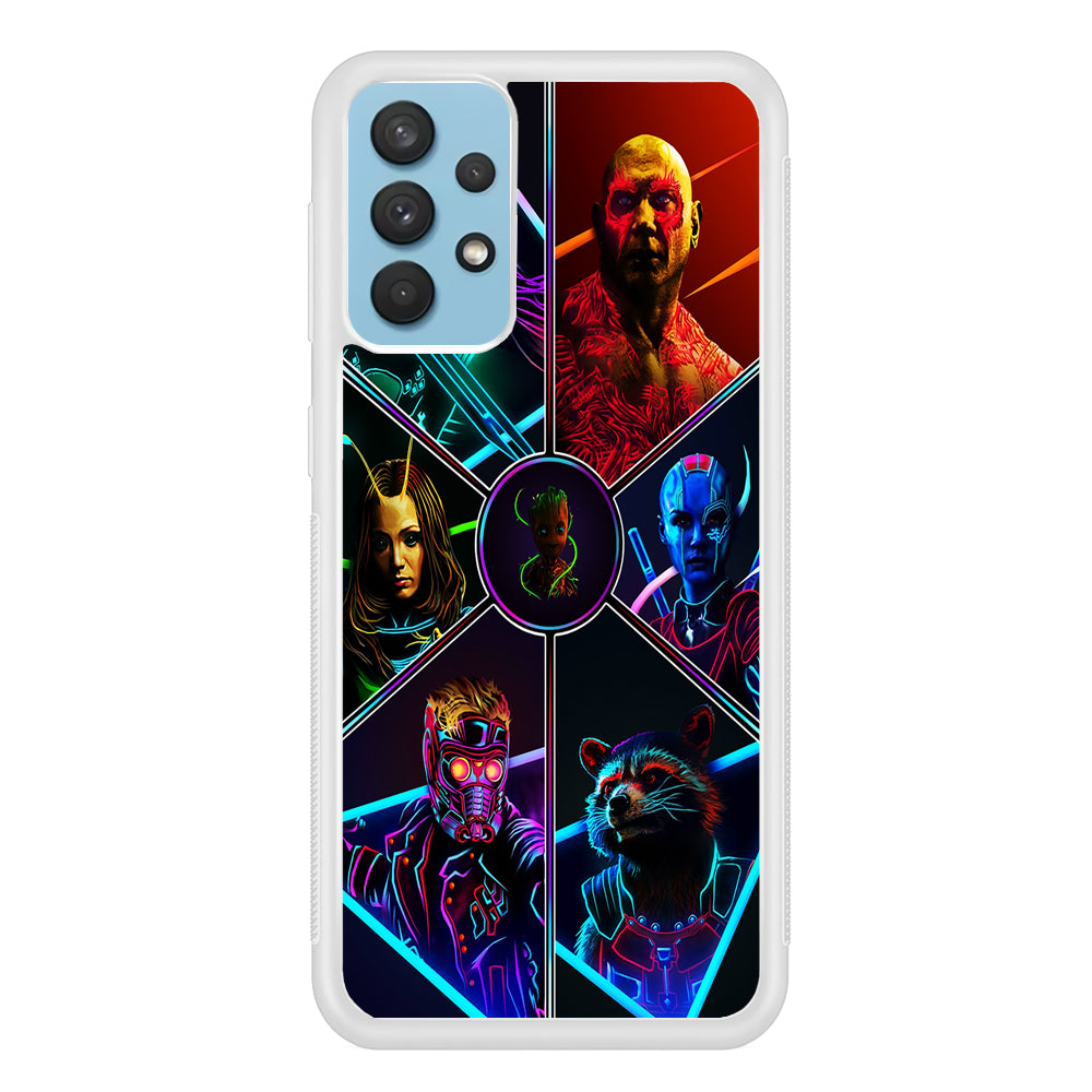 Guardian Of The Galaxy Samsung Galaxy A32 Case-Phone Case-Rubber White (2D Case)-Altracase