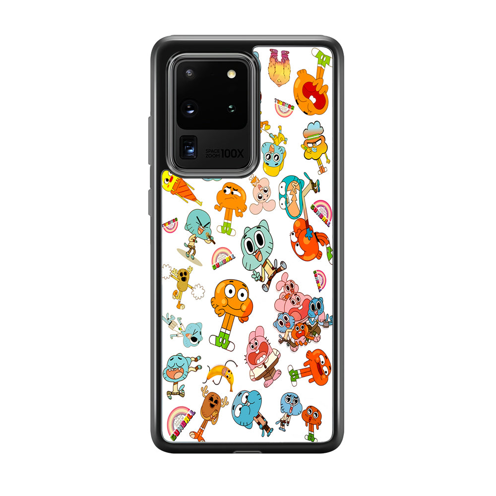 Gumball Doodle Samsung Galaxy S20 Ultra Case-Phone Case-Tempered Glass Case-Altracase