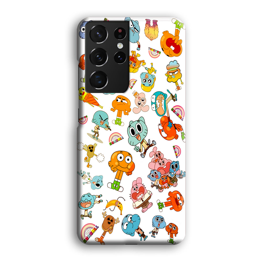 Gumball Doodle Samsung Galaxy S21 Ultra Case-Phone Case-3D Case-Altracase