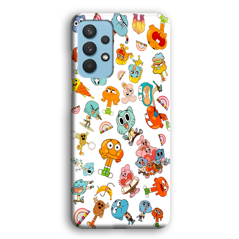 Gumball Doodle Samsung Galaxy A32 Case-Phone Case-3D Case-Altracase