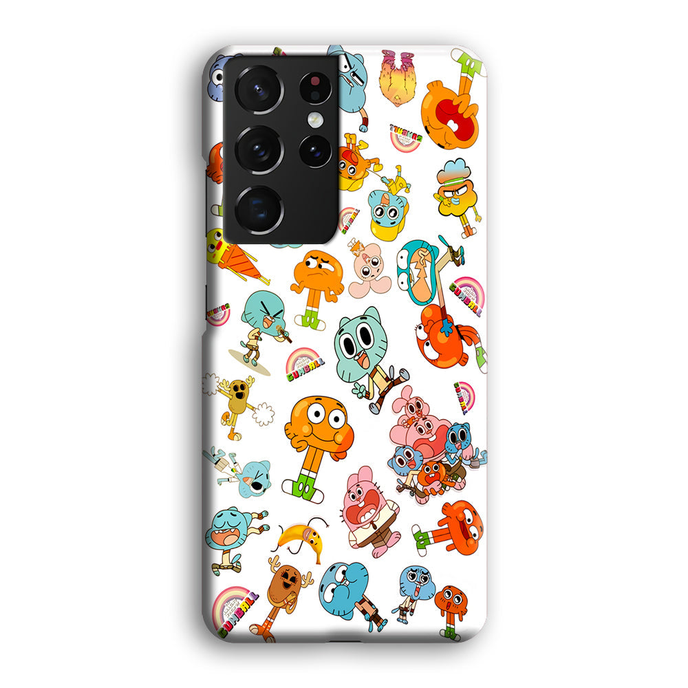 Gumball Doodle Samsung Galaxy S23 Ultra Case-Phone Case-3D Case-Altracase