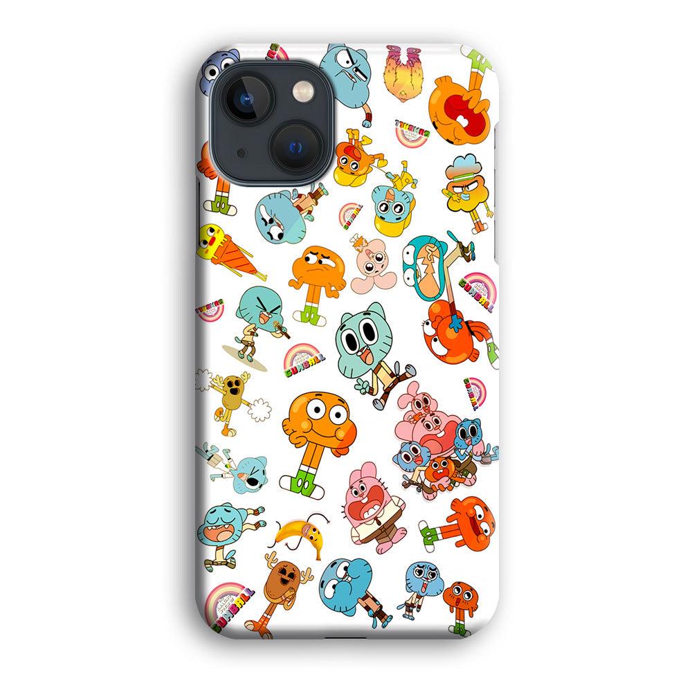 Gumball Doodle iPhone 15 Plus Case-Phone Case-3D Case-Altracase