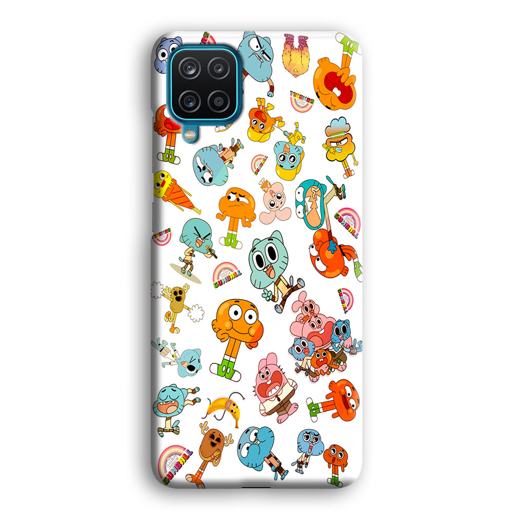 Gumball Doodle Samsung Galaxy A12 Case-Phone Case-3D Case-Altracase