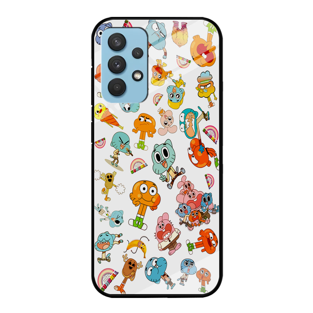 Gumball Doodle Samsung Galaxy A32 Case-Phone Case-Tempered Glass Case-Altracase