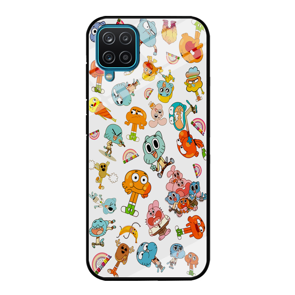 Gumball Doodle Samsung Galaxy A12 Case-Phone Case-Tempered Glass Case-Altracase