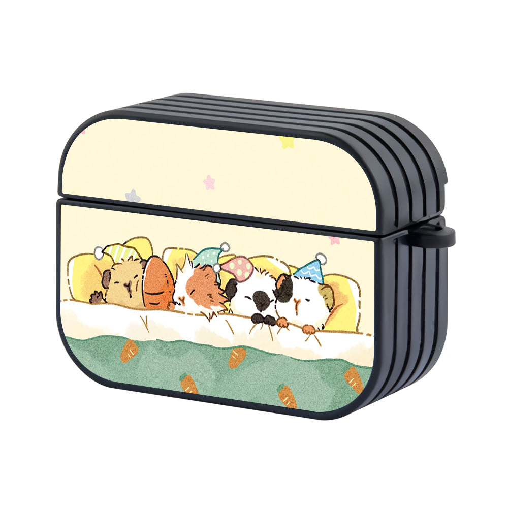 Hamster Sleeping on The Bed Apple AirPods Pro 2 Case - Altracase