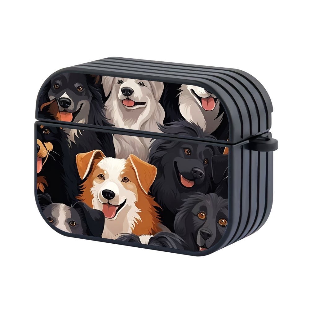 Happy Dogs Pattern Apple AirPods Pro 2 Case - Altracase