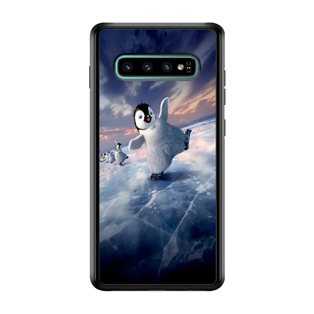 Happy Feet Two Samsung Galaxy S10 Case-Phone Case-Rubber Black (2D Case)-Altracase