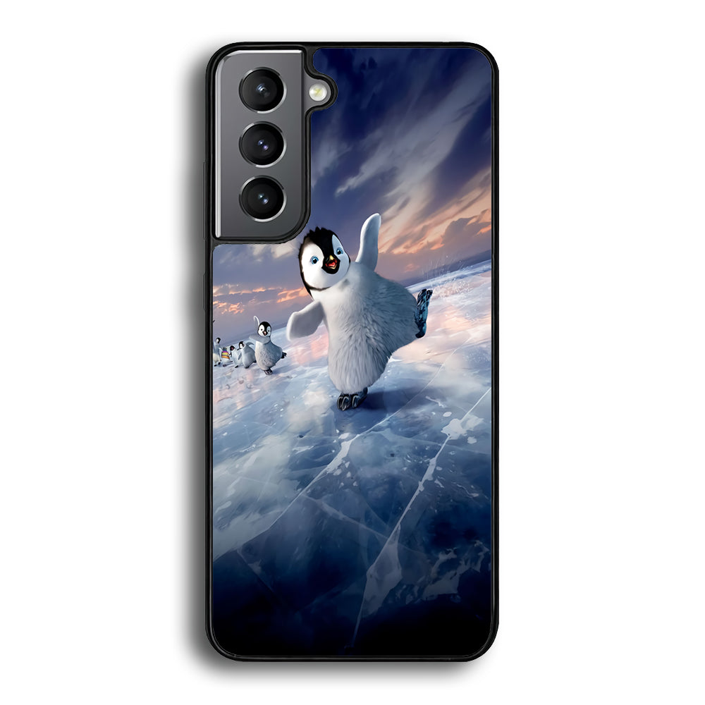 Happy Feet Two Samsung Galaxy S25 Case-Phone Case-Tempered Glass Case-Altracase