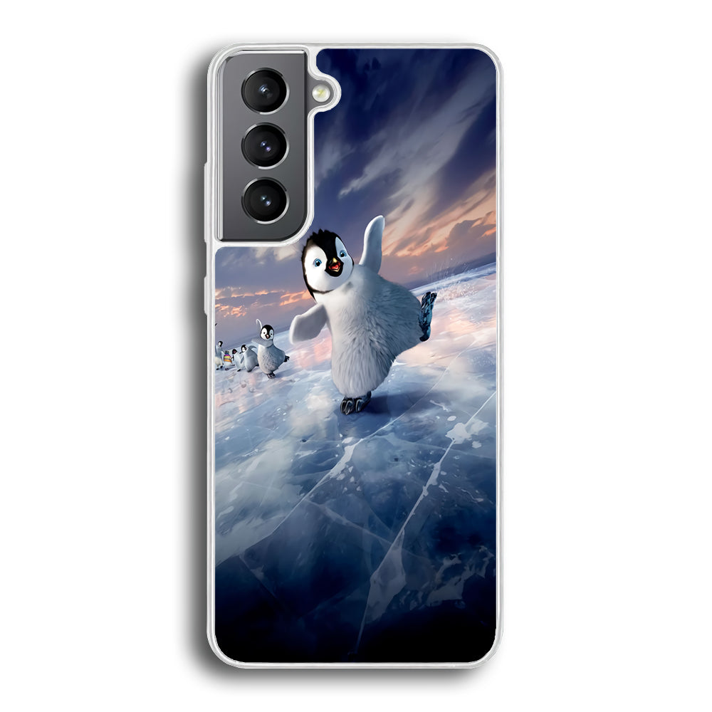 Happy Feet Two Samsung Galaxy S21 Plus Case-Phone Case-Rubber White (2D Case)-Altracase