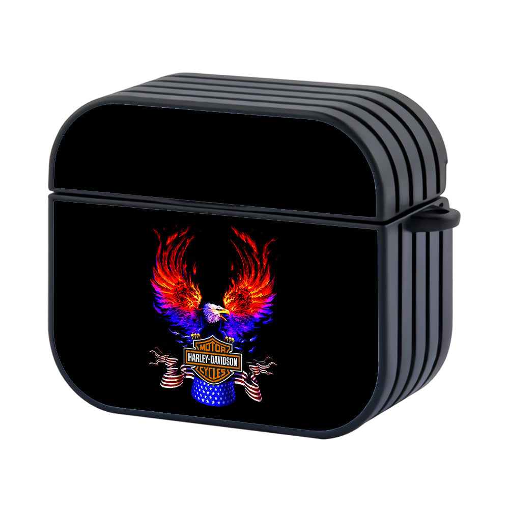 Harley Davidson Eagle Fire Apple AirPods 4 Case - Altracase