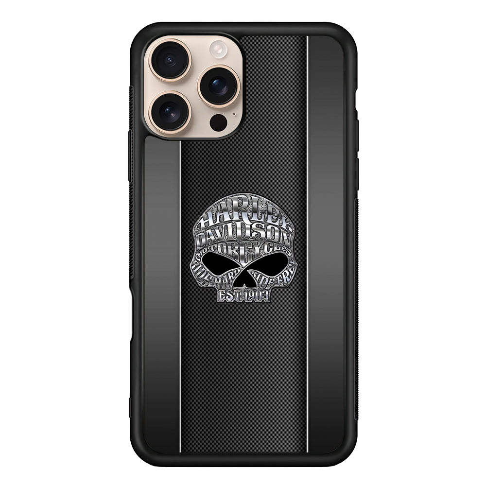 Harley Davidson Skull Design iPhone 16 Pro Max Case - Altracase