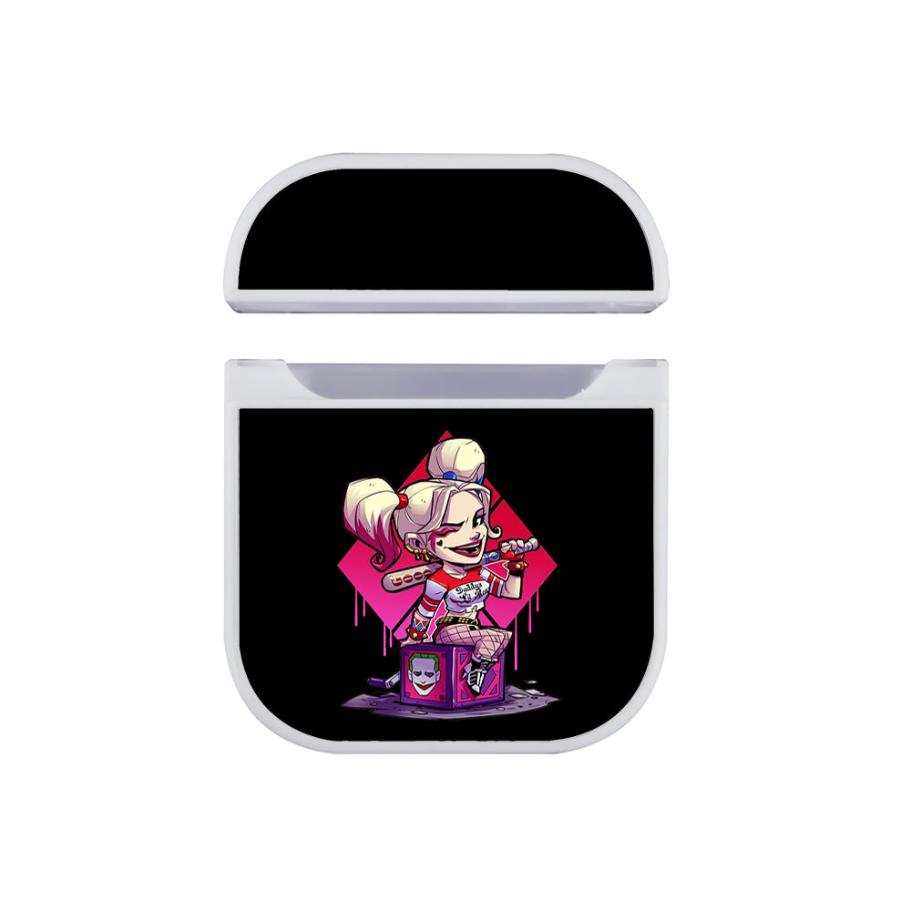 Harley Quinn Chibi Apple AirPods Case-AirPod Case-White-Altracase