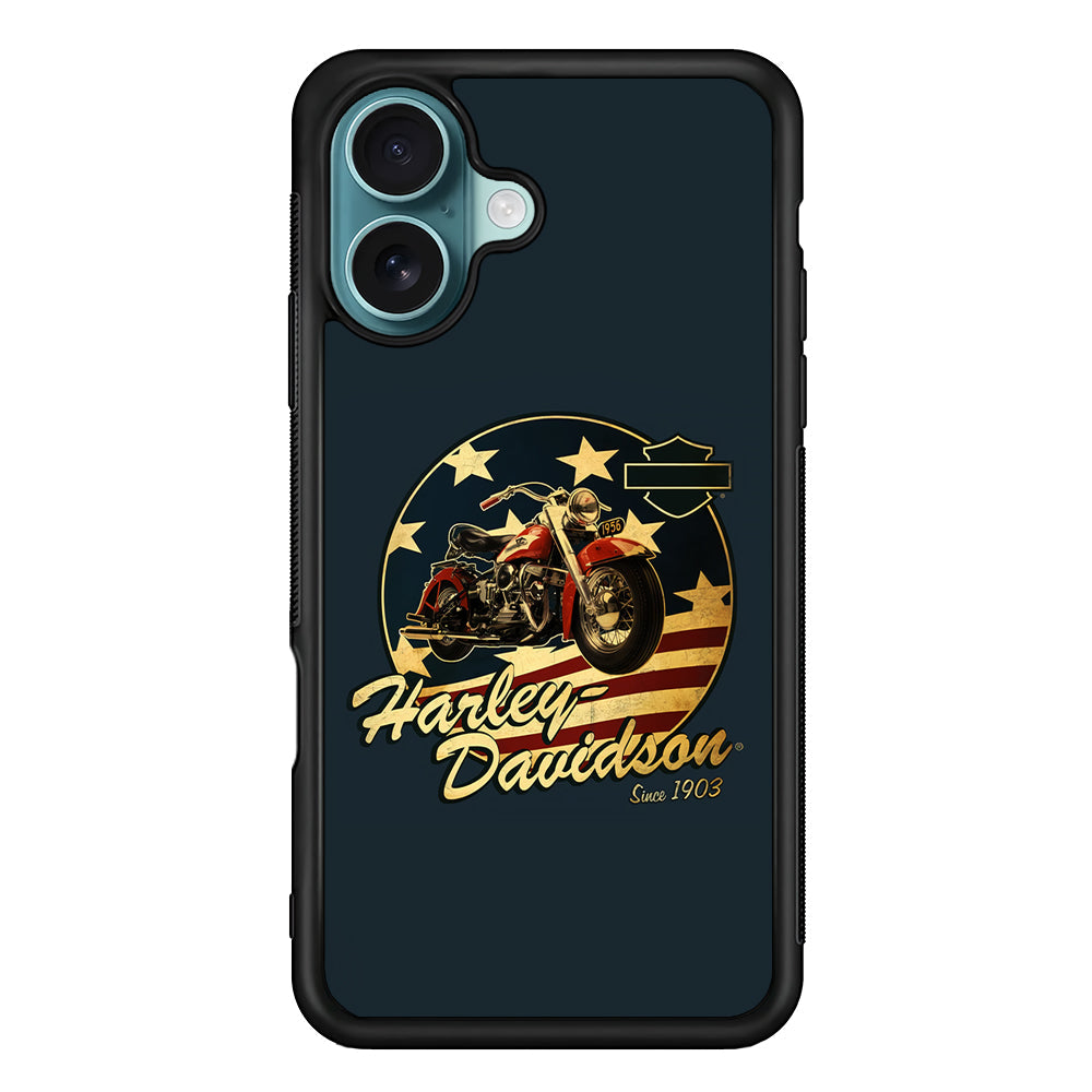 Harley Vintage Logo iPhone 16 Plus Case - Altracase