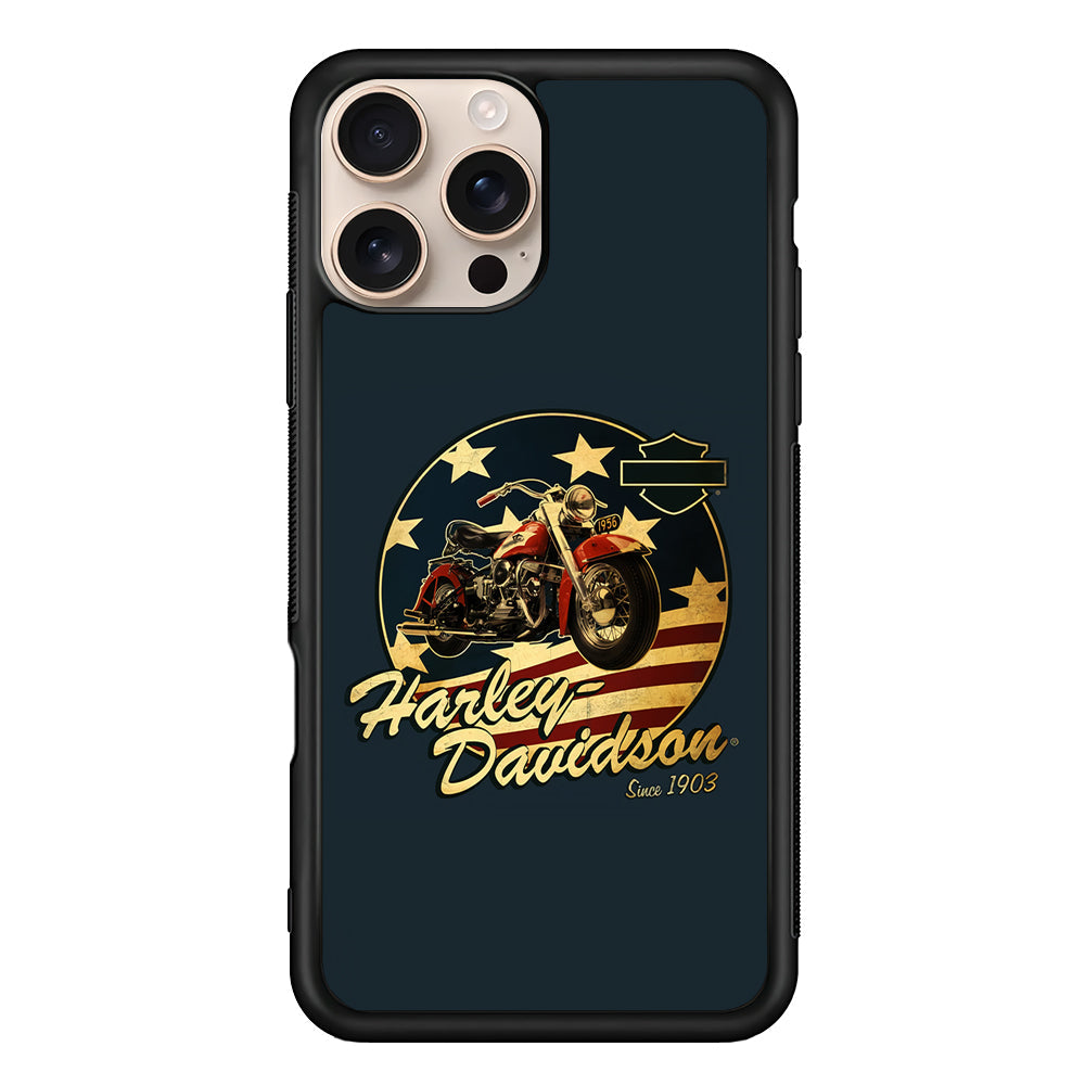 Harley Vintage Logo iPhone 16 Pro Max Case - Altracase